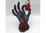 Berserker Mano Di Dio Berserker Diavolo Mano Destra Teschio Runa Scultura Halloween Decorazione In Resina,