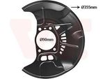 Van Wezel Parafango Disco Freno Per Toyota Rav 4 Iv (ZSA4, ALA4) Anteriore Sinistro 5474371 Piastra Di Ancoraggio