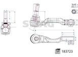 Swag Testina Tirante Tirante Per Bmw X5 (G05) Anteriore Sinistro 33 10 9167
