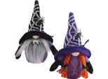 2 Pezzi Decorazione Di Halloween Gnomo, Gnomo Decorazione Peluche, Senza Volto Vecchio Rudolph Casa Delle Bambole Ornamenti Per Decorazioni Di Halloween,