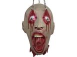 Testa Di Zombie Di Halloween, Testa Di Morto Mozzata Simulata, Parti Di Cadavere Insanguinato Appese A Testa Mozzata, Per Decorazioni Di Halloween, Oggetti Di Scena Per Case Infestate,