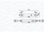 Magneti Marelli 351319204610 Intercooler Llk Per Fiat Doblo Cargo (223) Turbo Intercooler