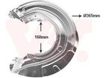Van Wezel Parafango Disco Freno Per Bmw 1 Hatchback (F20) Anteriore Sinistro 0633371 Piastra Di Ancoraggio
