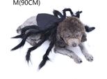 Halloween Pet Dog Cat Spider Clothes Puppy Cosplay Costume Per Cani Gatti Party Cosplay Funny Outfit, M(90CM)