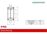 Kit Cuscinetti Ruota Fag 713 6497 90