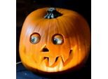 Zucca Spaventosa Di Halloween, Decorazioni Di Zucca, Decorazione Artistica Di Zucca Di Halloween, A