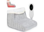 Scaldapiedi Jopassy Scaldapiedi Elettrico Con Timer Scaldapiedi Elettrico Lavabile Scaldapiedi Grigio Chiaro