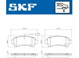 Set Pastiglie Freno Posteriori Skf Per Fiat Ducato Furgone (250, 290) Vkbp 90769 E
