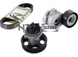 Snr KAP853.110 Set Pompa Acqua + Cinghia A V Per Opel Corsa D Hatchback (S07) Corsa C Hatchback (X01) Meriva A (X03) Astra H Caravan (A04)