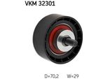 Skf Vkm 32301 - Puleggia Folle Oe 504000412, Cinghia Multipla Con Nervatura A V Per Ducato