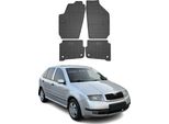 1999-2008 Skoda Fabia Tappetini Tpe Nero 4 Pz