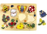 Playwood -Puzzle In Legno Di Stollen -Animali Intorno Alla Casa, 10 Pezzi