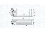 Magneti Marelli 351319204250 Intercooler Llk Adatto Per Peugeot 207 (Wa, Wc) Turbo Intercooler