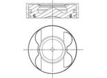 Mahle 001 Pi 00107 000 Pistone Adatto A MERCEDES-BENZ Vito Bus (W639) Sprinter Furgone Da 3,5 Tonnellate (906) Viano (W639) Vito / Mixto Furgone (W639)