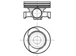Mahle 021 Pi 00118 100 Pistone Adatto A MERCEDES-BENZ Classe B (W246, W242) Classe A (W176) Cla Coupé (C117) Classe A (W177) Gla (X156) Classe B
