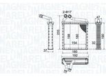 Magneti Marelli 350218442000 - Oe 3C0819031 Scambiatore Di Calore, Riscaldatore Per Yeti (5L), Superb Ii (3T), Octavia Ii (1Z), Tiguan (5N), Scirocco, Passat Cc (357), Passat (365, 362), Passat (3C), Golf Vi, Golf V (1K), Golf Plus (5M), Eos (1F), Cc (358)