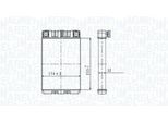 Magneti Marelli 350218428000 - Oe A2038300161 Scambiatore Di Calore, Riscaldatore Per Slr (R199), Sl (R230), Clk (A209), Clk (C209), Clc-Class (CL203), C-Class (S203), C-Class (CL203), C-Class (W203)