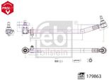 Febi Bilstein Barra Di Sterzo Barra Di Spinta Dello Sterzo 179863 Anteriore 775 Mm