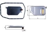 Mahle Hx 239D - Filtro Idraulico, Cambio Automatico Per Serie 3 (E46), Serie 5 (E39), Serie 7 (E38), Z4 (E85)