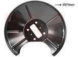 Van Wezel Paraspruzzi Per Disco Freno Per Ford Fiesta Mk6 Hatchback (JA8, JR8) Posteriore Destro 1858374 Piastra D'ancoraggio
