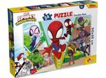 Puzzle Bifacciale Da Pavimento 24El Marvel Spidey Let's Challenge. Lisciani 99672