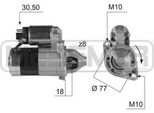 Era 220384A Motorino Di Avviamento 1,2 Kw Per Hyundai I30 (Fd) 12 V