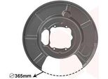 Van Wezel 0655374 - Oe 3421 6760 854 Piastra Di Ancoraggio, Asse Posteriore Destro Per Serie 5 (E61), Serie 5 (E60)