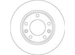 2X Disco Freno Trw DF6910 Per Peugeot 308 Sw Ii 308 Ii 34 9Mm 249Mm