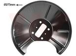 Van Wezel Paraspruzzi Per Disco Freno Per Ford Fiesta Mk6 Hatchback (JA8, JR8) Posteriore Sinistro 1858373 Piastra D'ancoraggio