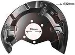 Van Wezel Parafango Disco Freno Per Renault Kadjar (Ha, Hl) Posteriore Sinistro 3391373 Piastra Di Ancoraggio