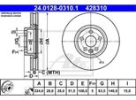 2X Disco Freno Ate 24.0128-0310.1 Per Volvo XC60 (156) 51 5Mm 140 0Mm 324 0Mm
