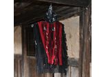 Halloween Voto Controllo Appeso Teschio Fantasma Haunted House Decorazione Horror Props Halloween Party Ciondolo Indoor Outdoor Home Door Bar Decor Rosso
