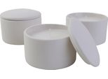 Creativ Company Portacandele In Terracotta Candela Bianca 9 Cm 12 Pezzi Decorazione