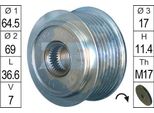 Era ZN5522 - Puleggia Alternatore Oe A003TG2681 Per Pathfinder Iii (R51)