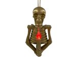 Scheletro Illuminato Di Halloween, Scheletro Con Luce - Scheletro Decorativo - Scheletro Realistico, Illuminato, Spaventoso, Accessori Per Feste Di Halloween