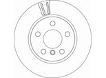 2X Disco Freno Trw DF6715 Per Bmw I3 (I01) 44 8Mm 280Mm