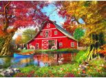 Puzzle Dell'uccellino Azzurro Puzzle Dell'autunno Soleggiato Nel Fienile - 1500 Pezzi