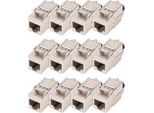 Digitus DN-93816-12, Piatto, Argento, RJ-45, Lsa, Femmina, Femmina