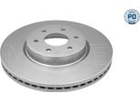 2X Meyle Disco Freno 083 521 0042/PD Anteriore Per Nissan NP300 Navara Pickup (D23)