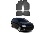 2002-2008 Vw Polo Tappetini In Gomma Nero 4 Pz