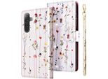 Avizar, Custodia A Portafoglio Samsung Galaxy A17 Cinturino Supporto Video, Bianco