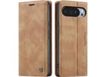 Avizar, Google Pixel 10 / 10 Pro Portafoglio Collezione Caseme, Hellbraun