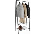 Relaxdays Stendibiancheria Stretto Con 2 Ripiani