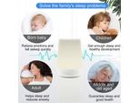 Macchina Intelligente Per Il Rumore Bianco Macchina Per Il Sonno Dei Bambini Luci Notturne Colorate 34 Suoni Rilassanti Timer 30Min/60Min/90Min Supporta App Telecomando Alexa/ Controllo Vocale Domestico Funzione Sveglia Cloud Batteria Integrata Con Jack Per Cuffie Da 3,5 Mm