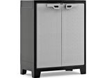 Keter Armadio Basso Titan Nero E Grigio 100 Cm