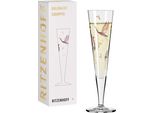 Ritzenhoff Champagnerglas Goldnacht Champagner 015, Christine Kordes, Kristallglas, 205 Ml, 1071015