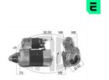 Era 220162A Motorino Di Avviamento 0,8 Kw Per Fiat Seicento / 600 Hatchback (187) 12 V