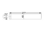Essiccatore Climatico Mahle Ad 62 000S Per Nissan Micra Iii (K12) 40 Mm