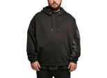 Urban Classics Military Bomber Hoody Nero Da Uomo - L