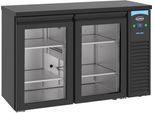 Frigorifero Da Bar Combisteel Nero 2 Porte In Vetro